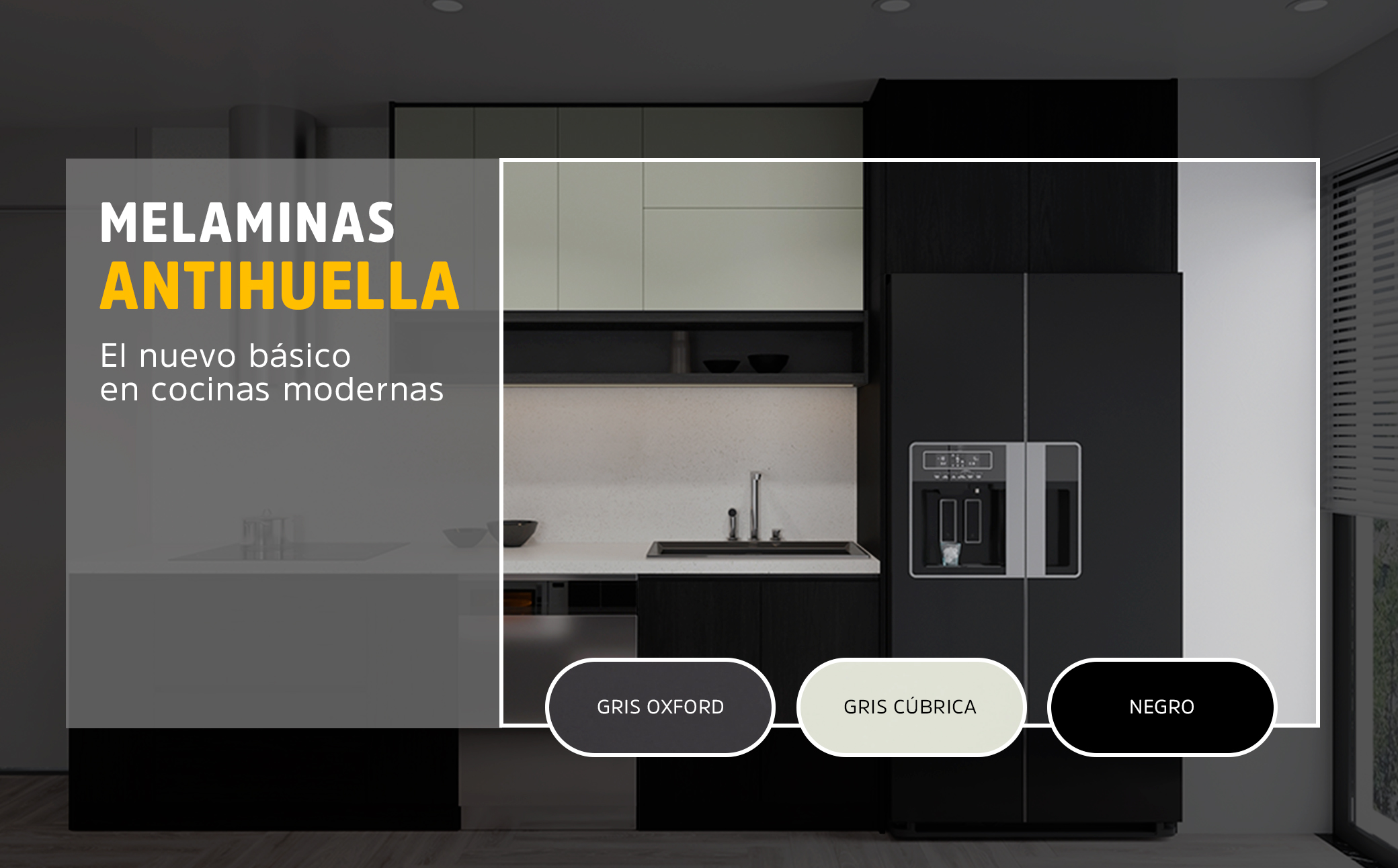 Melaminas Cúbrica Anti Huella: el nuevo básico en cocinas modernas Image.